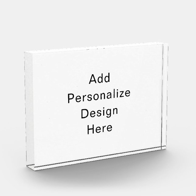 create your own Single Standard Size Photo Block (Left)