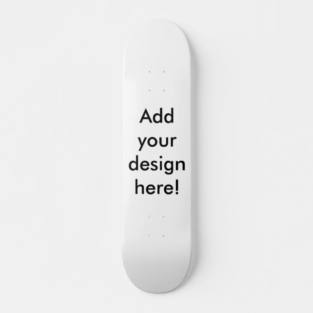 Create Your Own Skateboard Deck (Front)