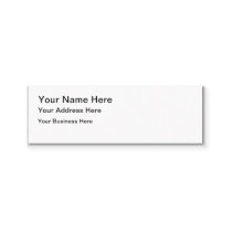 Create Your Own Skinny Business Card Create Your Own Skinny Business Card