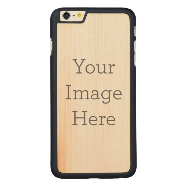 Apple iPhone 6/6s Plus Slim Maple Wood Case (Back)