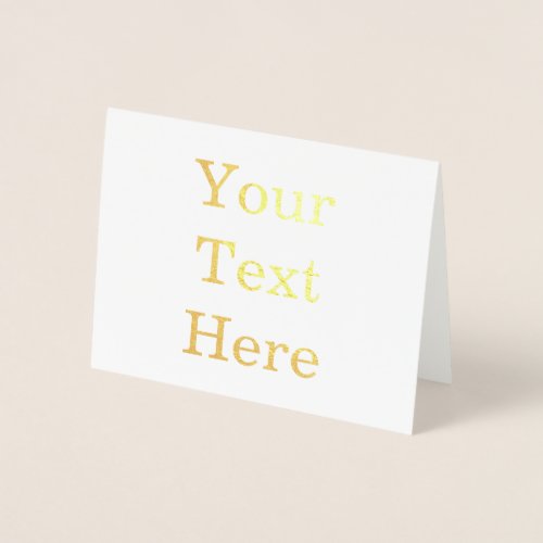 Create Your Own Small 425 x 55 Foil Card