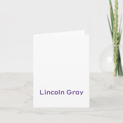 Create Your Own Small 4"x5.6" Folded Greeting Card