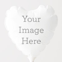 Create Your Own Small Air-Filled Heart Balloon