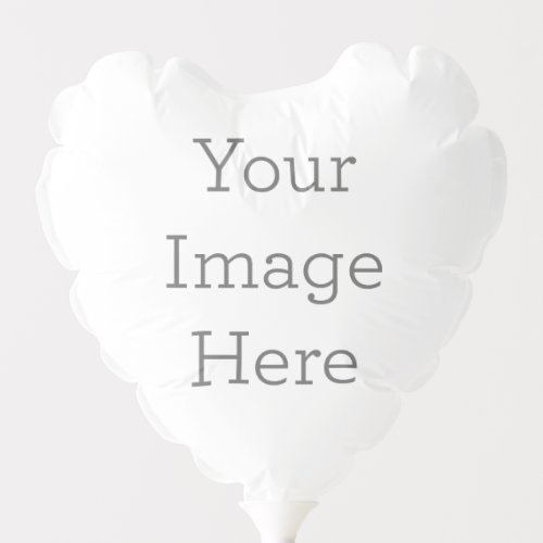Create Your Own Small Air_Filled Heart Balloon