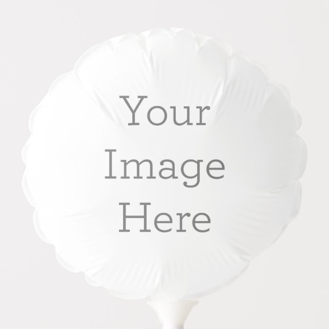 Small Air-Filled Balloon Round Custom Balloon (Front)