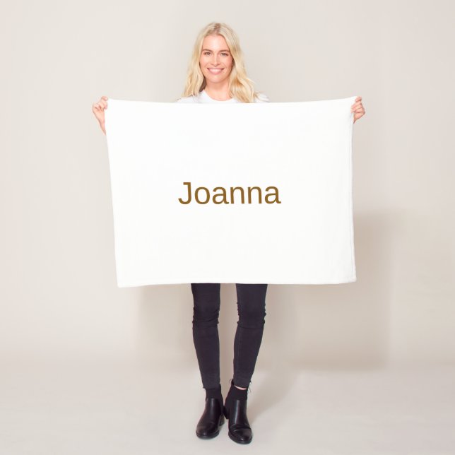 Create Your Own Small Polyester Fleece Blanket (In Situ)