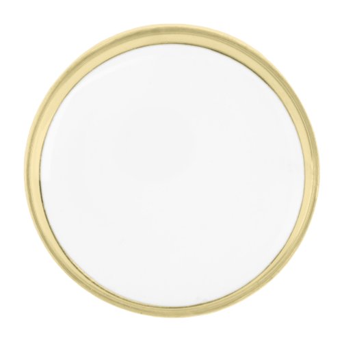 Create Your Own Small Round Gold Finish Lapel Pin