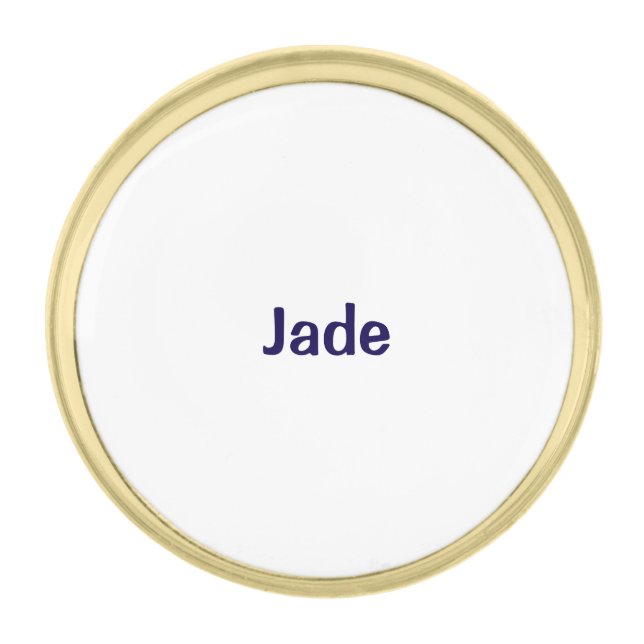 Create Your Own Small Round Lapel Pin (Front)