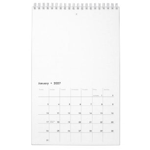 Create Your Own Small Single Page Calendar