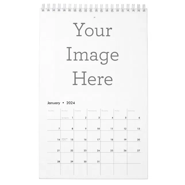 Create Your Own Small Single Page Calendar | Zazzle