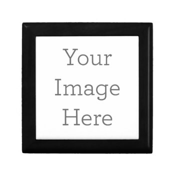 Create Your Own Small Square Black Tile Gift Box by zazzle_templates at Zazzle