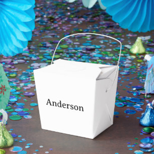 Create Your Own Small Take Out 2" x 2" x 2.75" Favor Boxes
