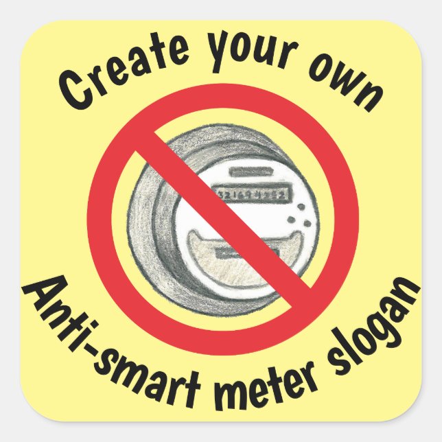 Create your own smart meter sticker (Front)