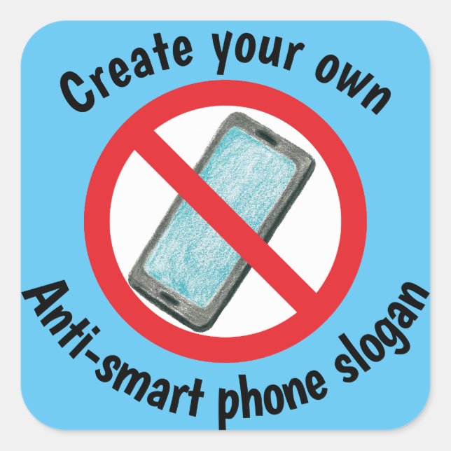 Create your own smart phone sticker (Front)