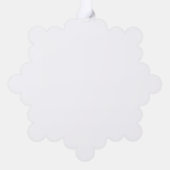 Paper Ornament Style: Snowflake, Paper: Matte, Envelopes: None (Back)