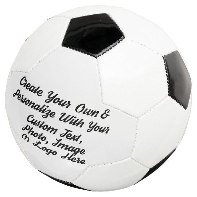 Create Your Own Soccer Ball - Personalized Design (Three Quarter)