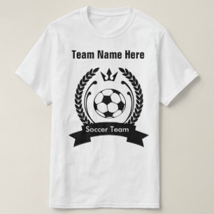 Create Your Own Soccer Team T-Shirt Template