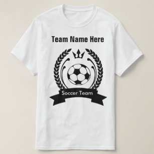 Create Your Own Soccer Team T-Shirt Template
