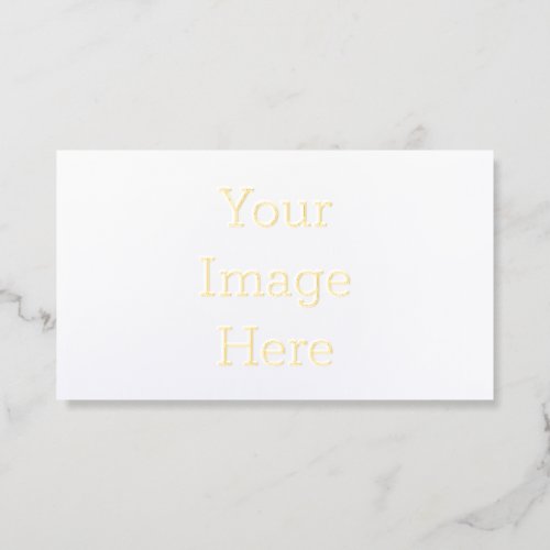Create Your Own Soft Touch Gold 3.5x2 Foil Business Cards