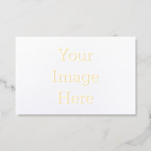 Create Your Own Soft Touch Gold European Foil Business Cards