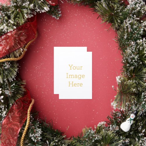 Create Your Own Soft Touch Gold Foil RSVP Card
