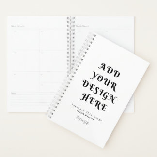 Create Your Own Softcover Spiral Planner