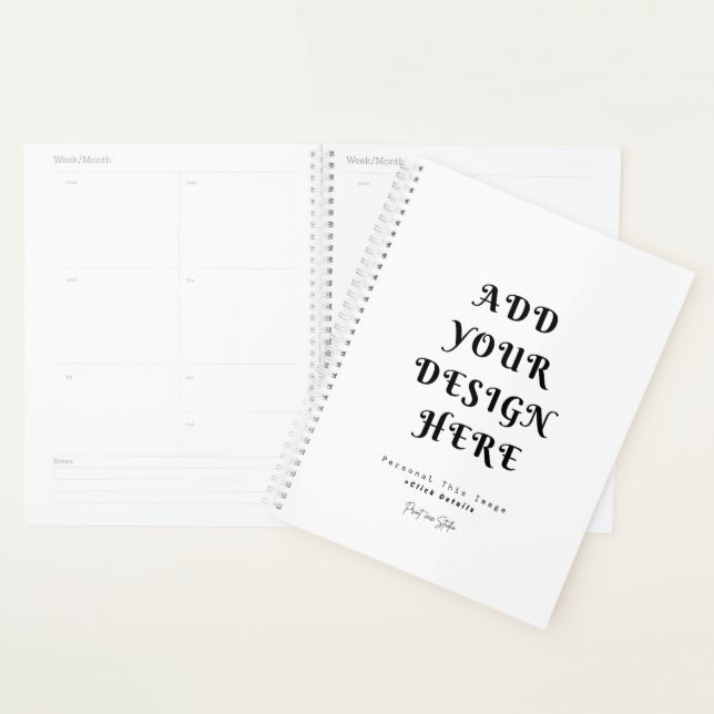 Create Your Own Softcover Spiral Planner (Display)