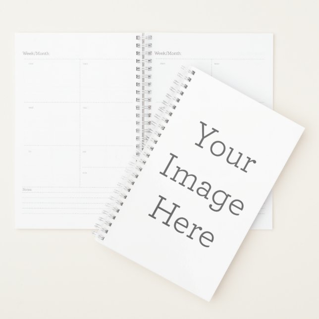 Small (5.5" x 8.5"), Soft Cover, White Spiral Planner (Display)