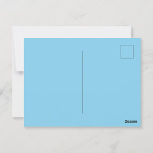 Create Your Own Solid Color Glossy Postcard