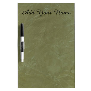 Create Your Own Solid Green Dry Erase Board