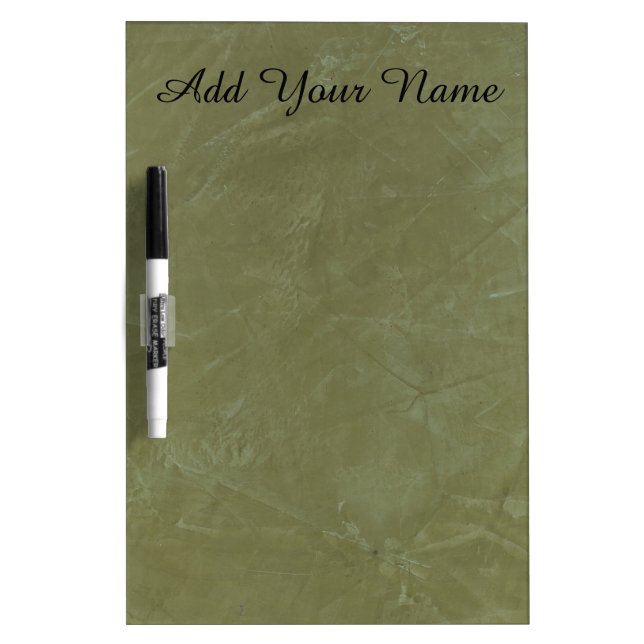 Create Your Own Solid Green Dry Erase Board (Front)