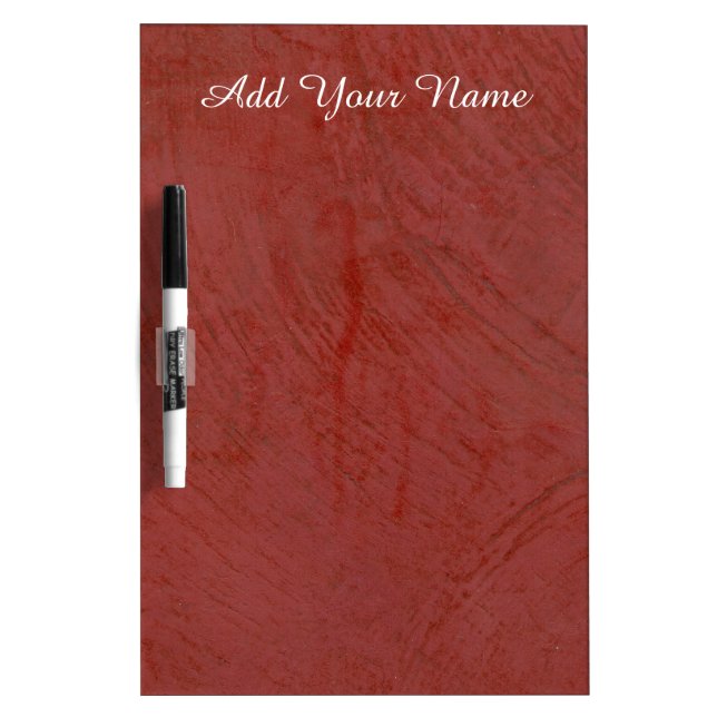 Create Your Own Solid Red Dry-Erase Board (Front)