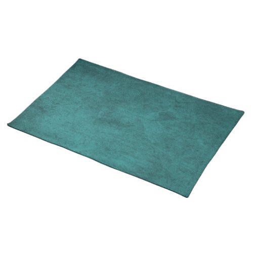 Create Your Own Solid Teal Distressed Style Placemat