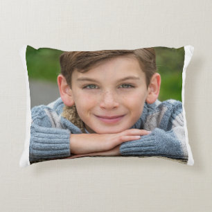 Create Your Own Son Photo Custom Pic Double Sided Accent Pillow