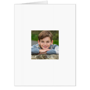 Create Your Own Son Photo Custom Pic Double Sided Card