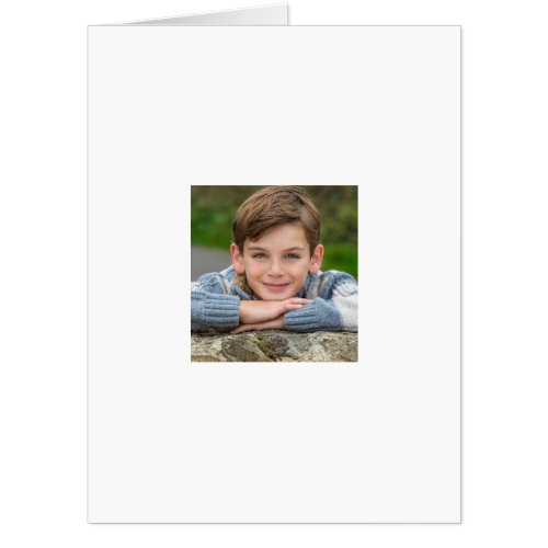 Create Your Own Son Photo Custom Pic Double Sided Card