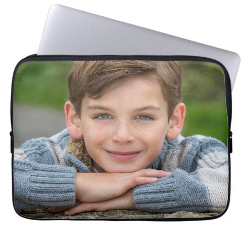 Create Your Own Son Photo Custom Pic Double Sided  Laptop Sleeve