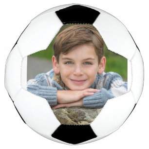 Create Your Own Son Photo Custom Pic Double Sided Soccer Ball