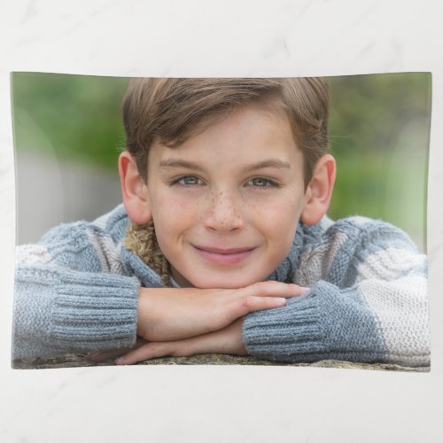 Create Your Own Son Photo Custom Pic Double Sided Trinket Tray