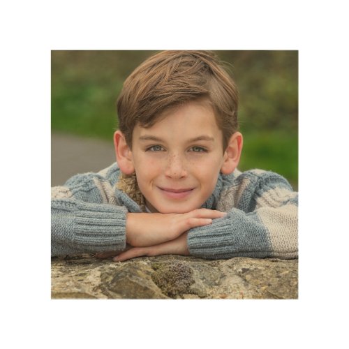 Create Your Own Son Photo Custom Pic Double Sided Wood Wall Art