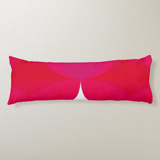Create Your Own Spanish Red and White Purple Shade Body Pillow (Front)