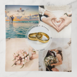 Create Your Own Special Memories Wedding Photo Trinket Tray