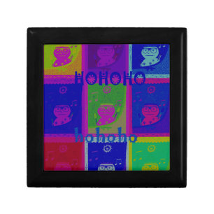 Create Your Own Special Santa HoHoho Pop Art  Gift Box