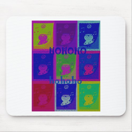 Create Your Own Special Santa HoHoho Pop Art  Mouse Pad