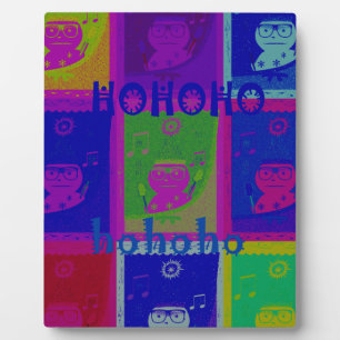 Create Your Own Special Santa HoHoho Pop Art Plaque
