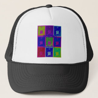 Create Your Own Special Santa HoHoho Pop Art Trucker Hat