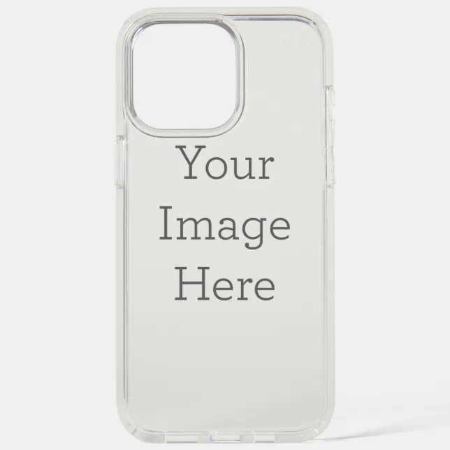Create Your Own Speck Clear Speck iPhone Case Zazzle