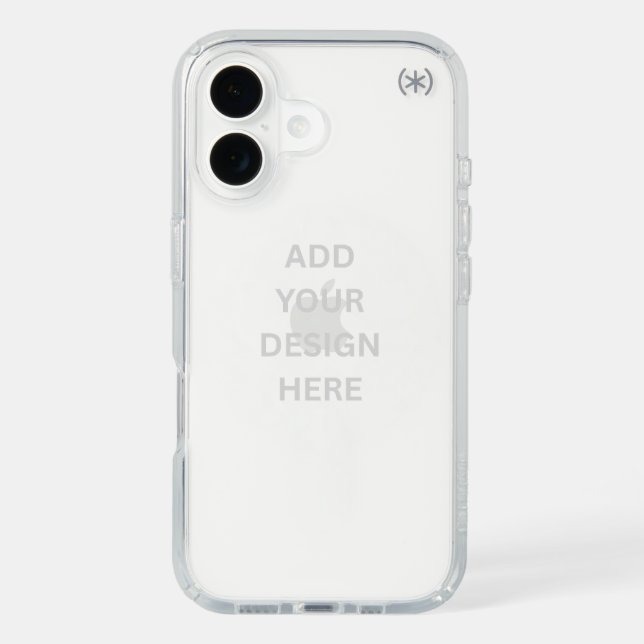 Create Your Own Speck Presidia Clear Speck  Speck iPhone Case (Front)