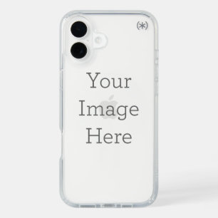 Create Your Own Speck Presidio Clear iPhone 16 Plus Case