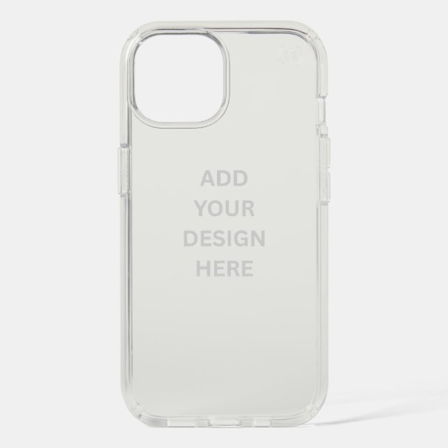 Create Your Own Speck Presidio Clear Speck Speck iPhone Case (Front)